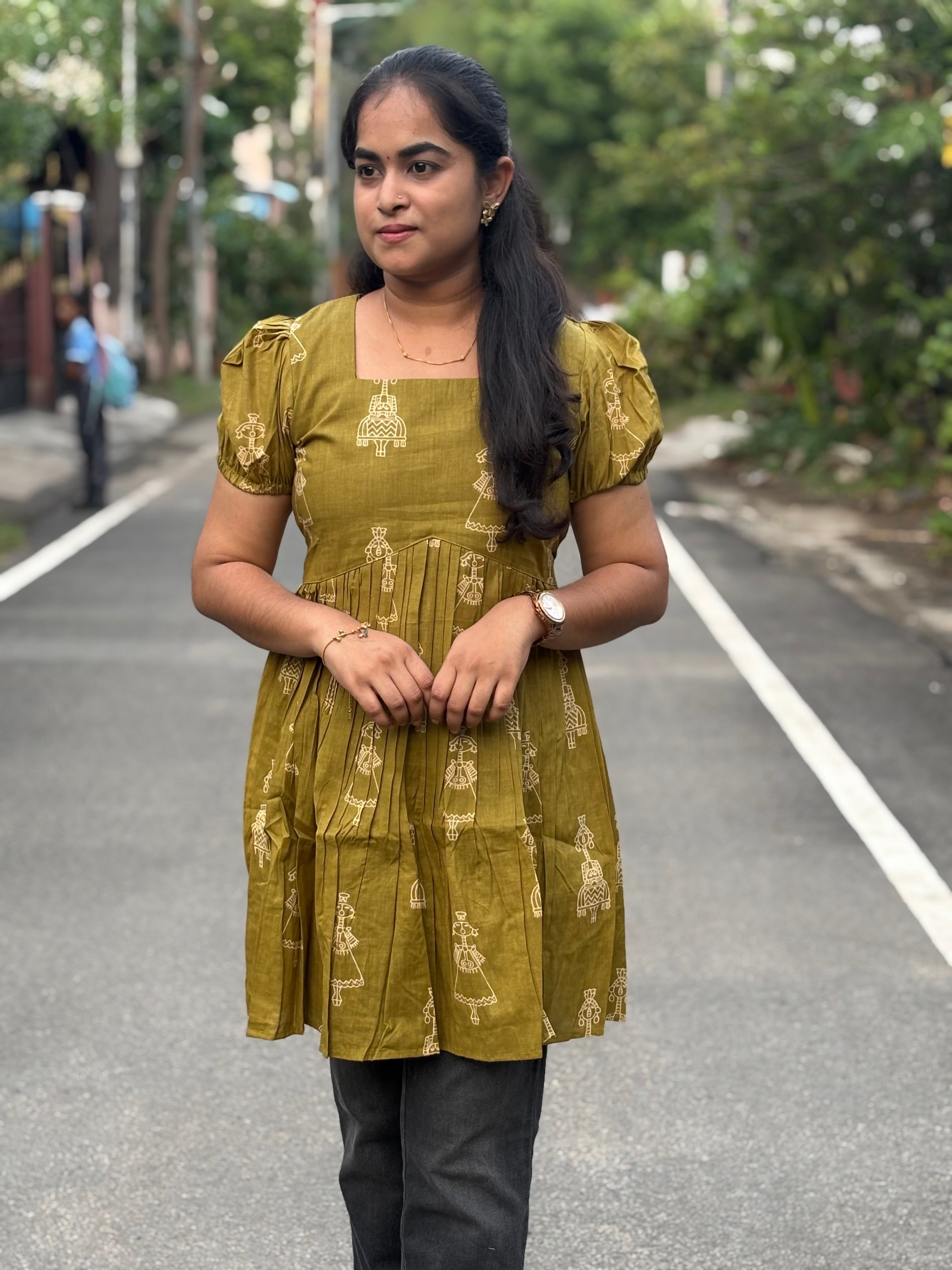 Jaipur Cotton Alia Cut Peplum Top