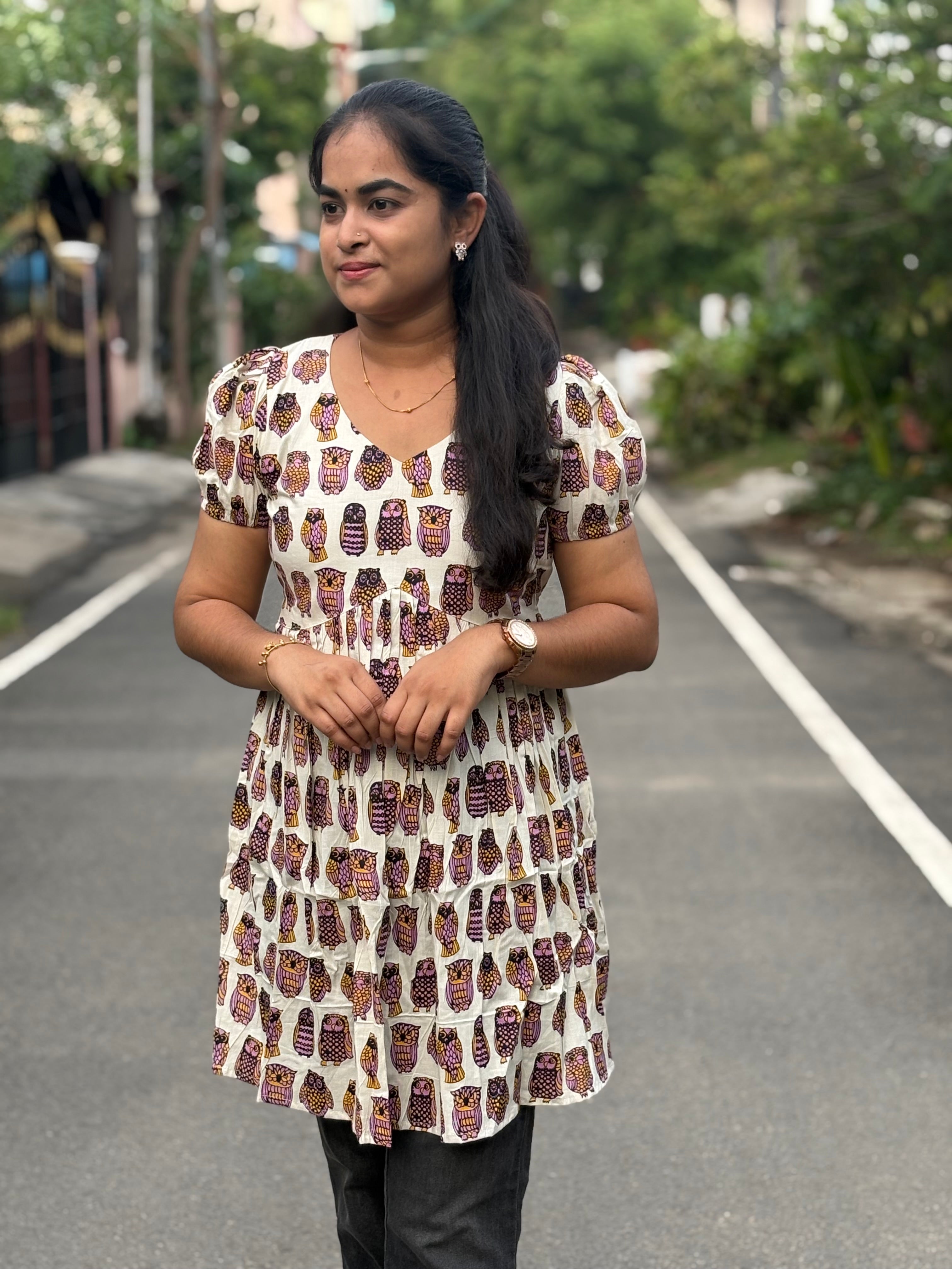 Jaipur Cotton Alia Cut Peplum Top