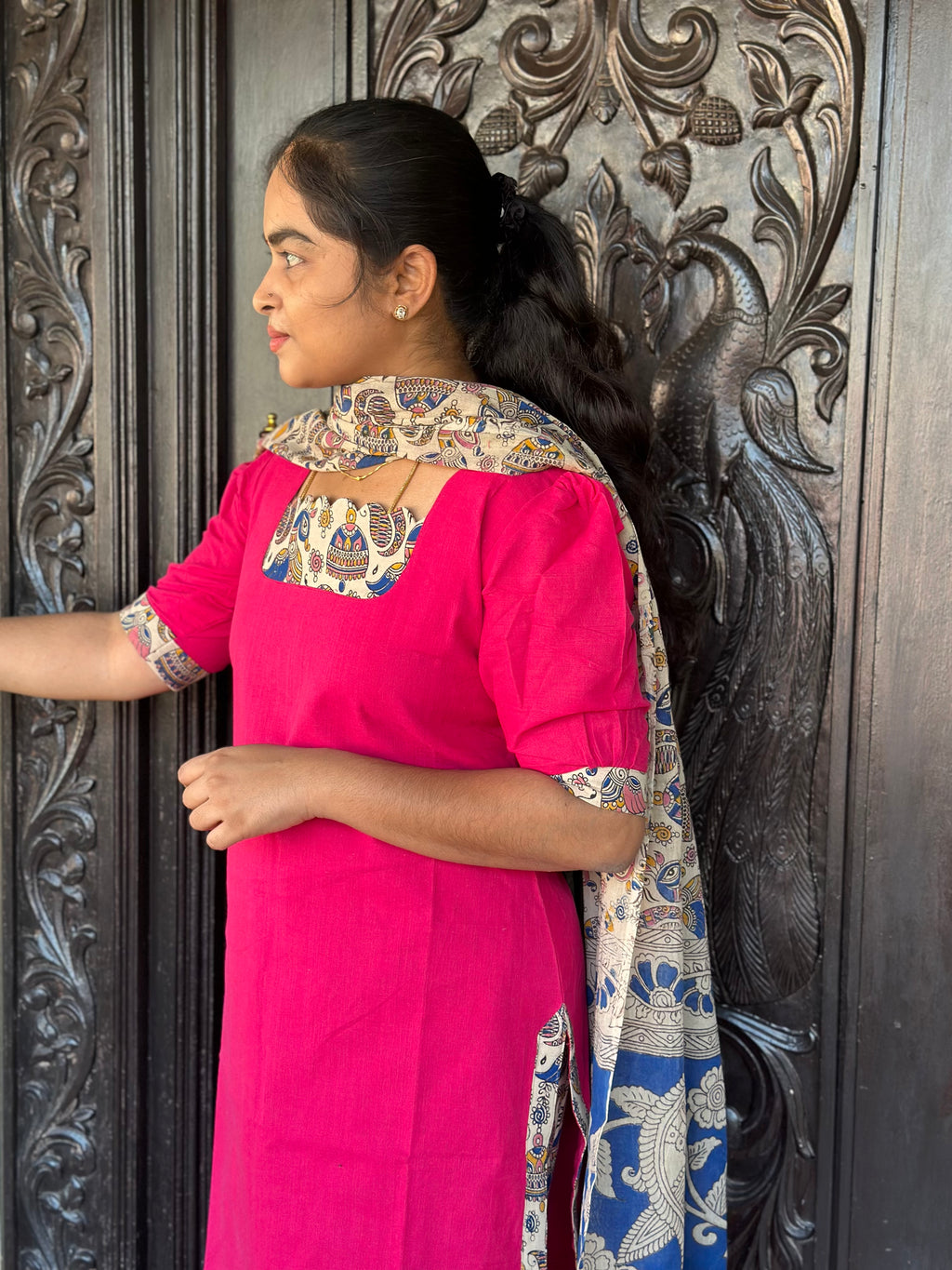 Kalamkari Cotton Suit set