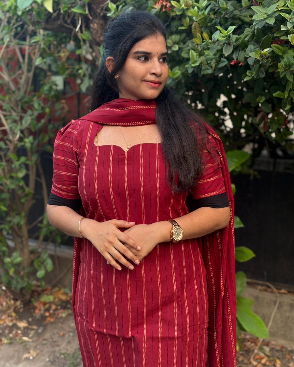 Handloom Cotton Suit Set